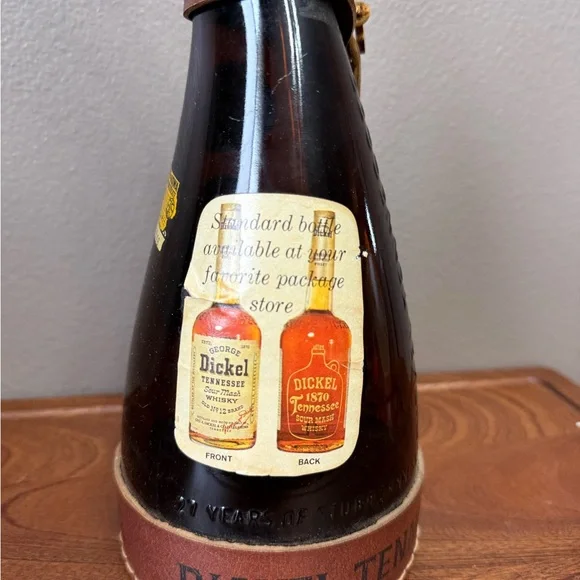 Vintage George Dickel Tennessee Whiskey Bottle - Picture 3 of 4